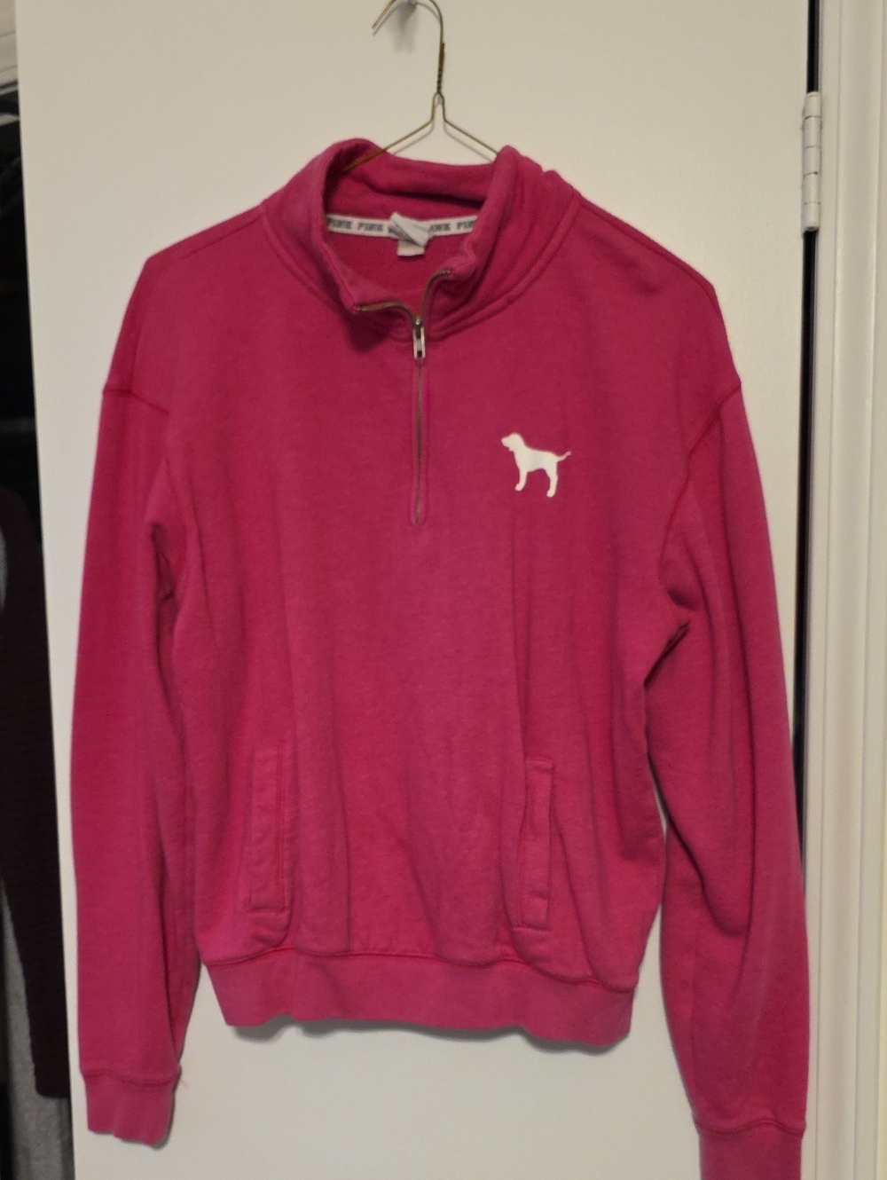 Victoria's Secret PINK Bright Pink Crewneck Sweatshirt